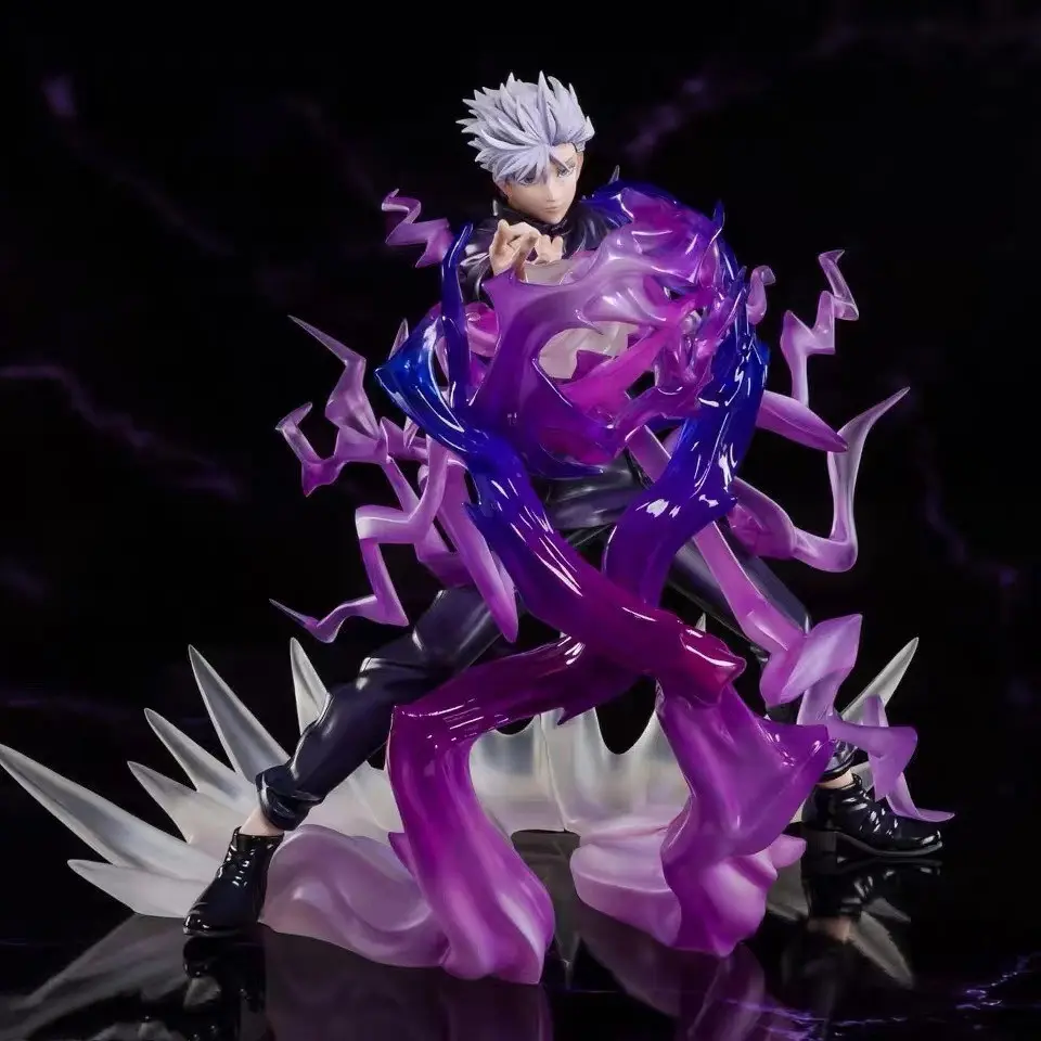 Jujutsu Kaisen Gojo Satoru Handmade Model, Virtual Style Scene Model, Desktop Decoration Figure, Collectible Anime Figurine
