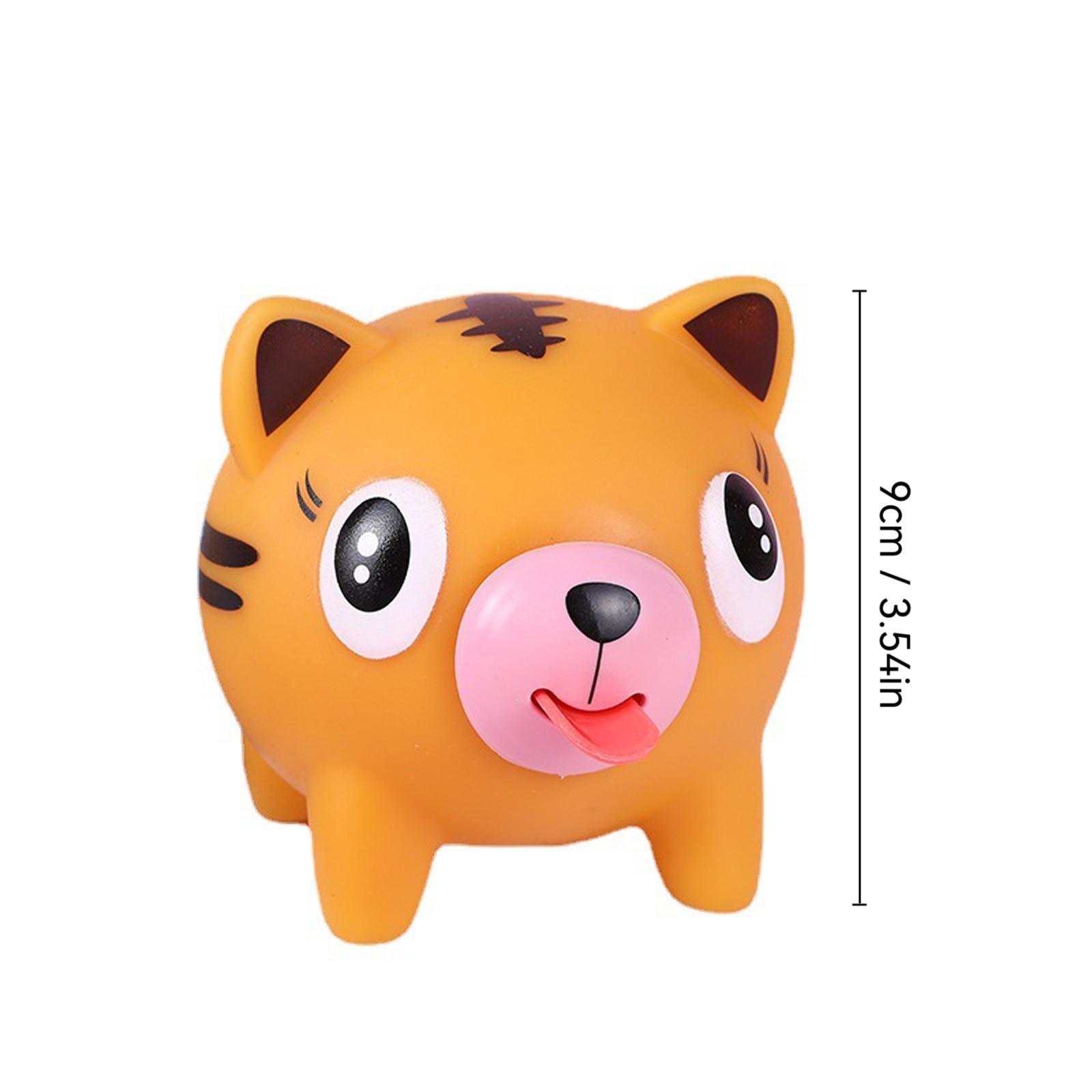 Multicolor Pig Tiger Sound Making Toys Animal Baby Toys Tongue Out Soothing Pressure Soft Cute Elastic Stretch Squeeze Toys Handmade Mochi Set Multicolor Pig Tiger Sound Making Toys Animal Baby Toys Tongue Out Soothing Pressure Soft Cute Elastic Stretch Squeeze Toys Handmade Mochi Set