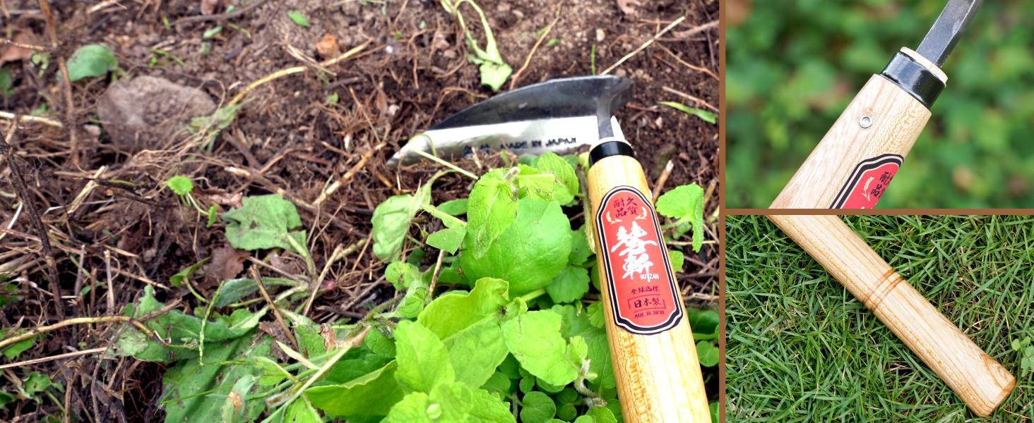Weeding Sickle 13" - Professional Japanese Hand Weed Puller Garden Hoe Gardening Tools Weeding Sickle 13" - Professional Japanese Hand Weed Puller Garden Hoe Gardening Tools