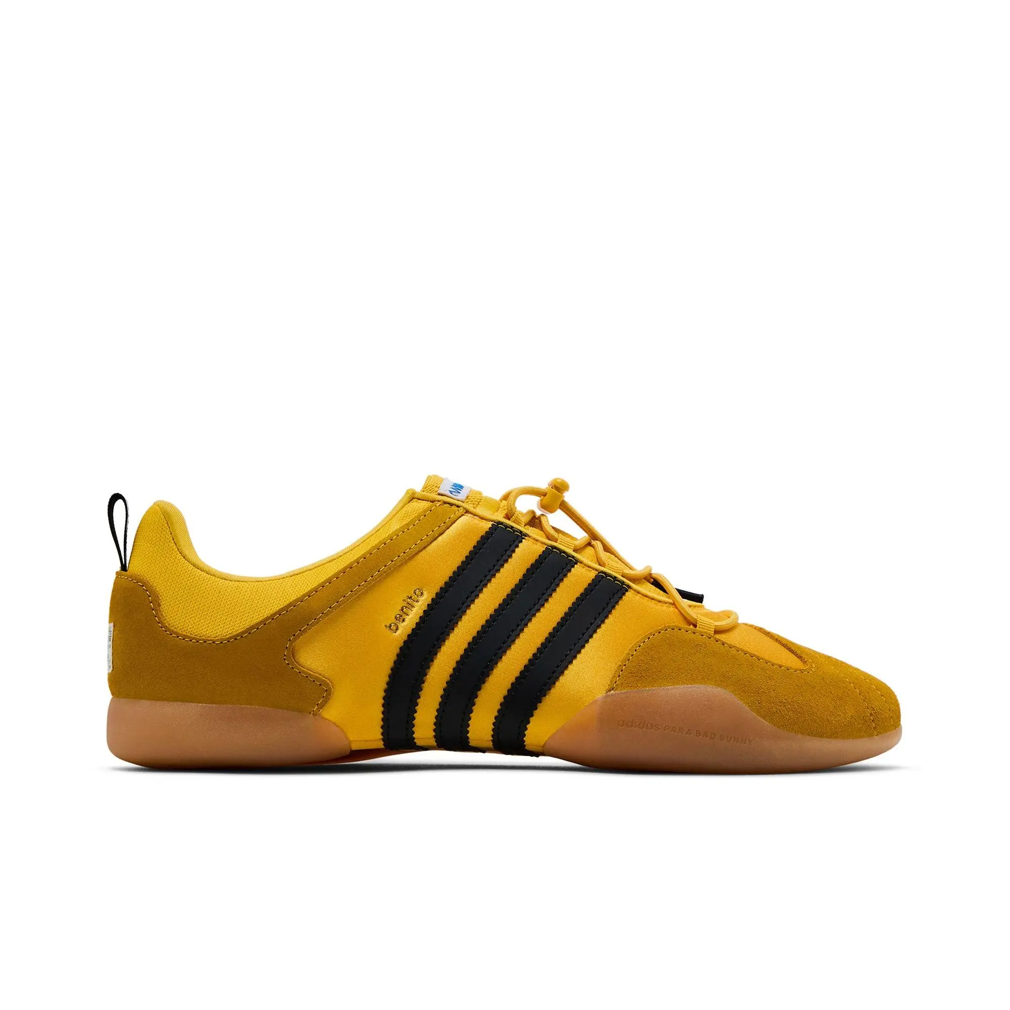 Bad Bunny x adidas Ballerina 'Bold Gold' (Unisex) Bold Gold/Core Black/Gum lifestyle casual shoes JQ9230