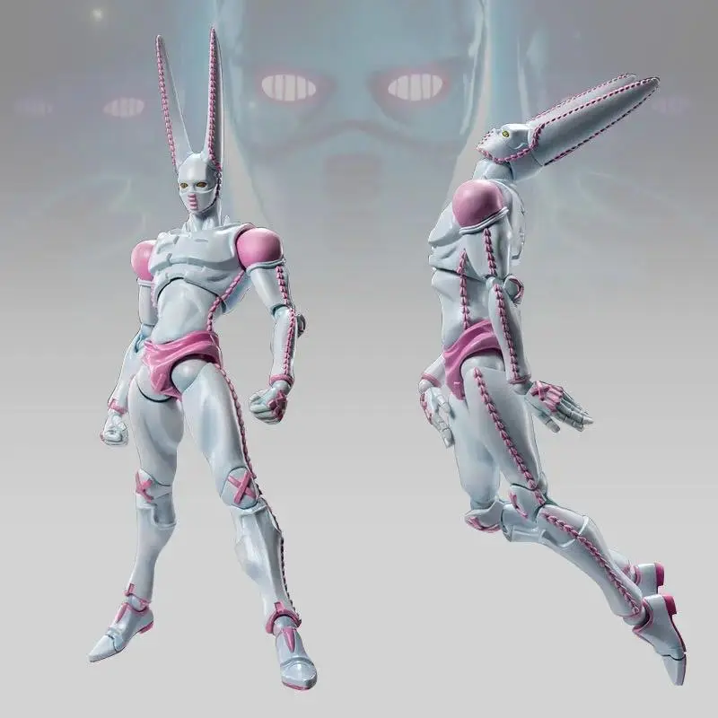 20cm Jojo'S Bizarre Adventure D4C Super Action Statue Funny Valentine Articulated Action Figure Collectible Anime Model Toy Gift