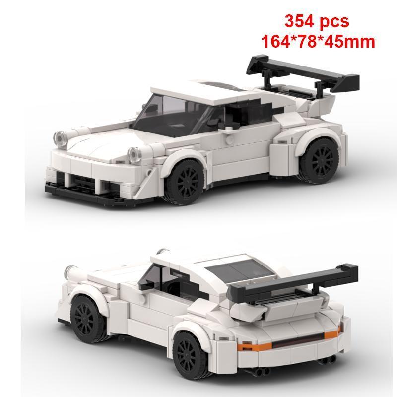 Technical Car City Speed Champion Racing Car Building Blocks Sports Car Garage Carro Rennau Voiture MOC Creative Vehicle Toys