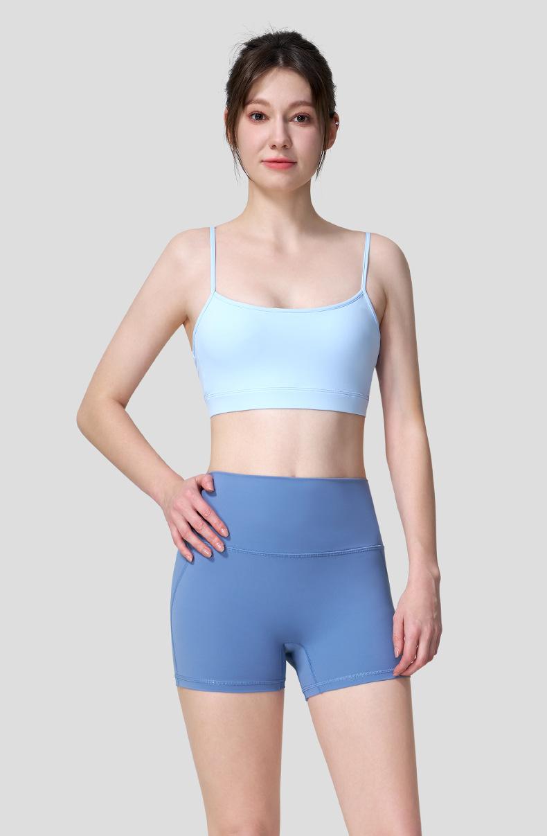 Beuty back Sports Bra Thin-StrapOuterwear-Style Yoga & Pilates Fitness Top for Women