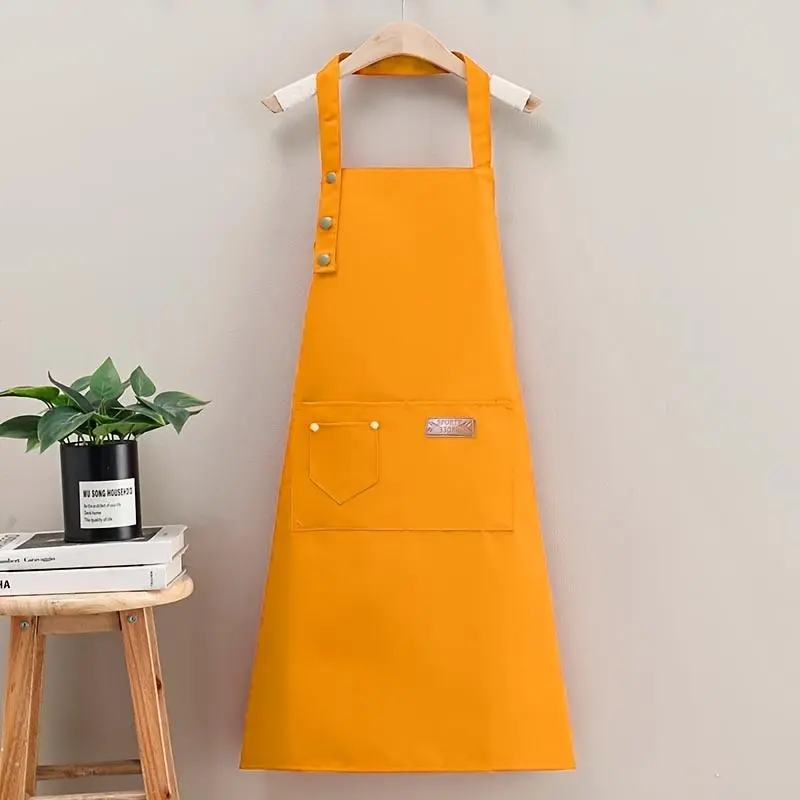 Fashionable Adjustable Strap Forest-Style Apron with Ties, for Kitchen, Home, Restaurant, Milk Tea Shop, Convenience Store, Coffee Shop, Fruit Supermarket, Workwear Apron