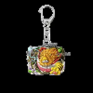 Hot Anime Nico Robin Edward Newgate Charlotte Smoothie Cartoon Acrylic Model Double-sided Printing Keychain Keyring Pendant Gift