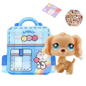 Lps Cocker Spaniel #748 Statue, Blue Different Eyes, Mini Pet Shop Rare Collectible Figure, Birthday Christmas Halloween Gift