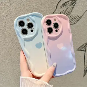 Rainbow Heart Case for Xiaomi Redmi Note 12 13 14 4G 14 Pro 5G 8 11 10 12 13 14 Pro Plus 12S Redmi 12 13C 12C 10 A3 Cover Wavy