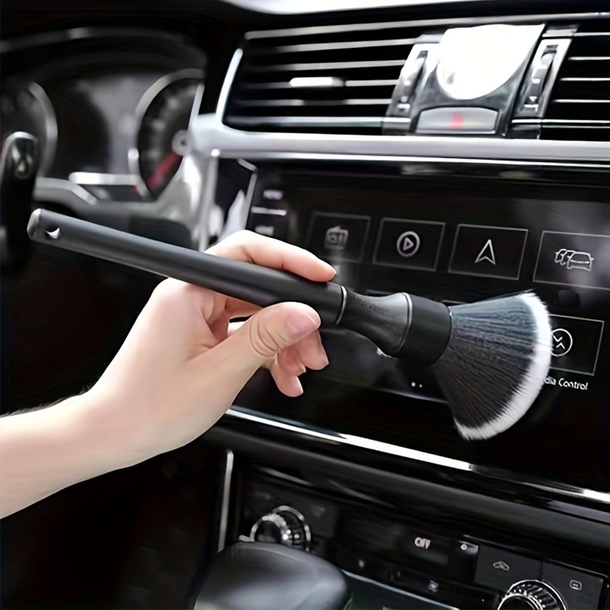 Car Interior Detailing Brush, Soft Bristle Cleaning Brush, Auto Detail Dusting Brush, Multifunctional Car Dash Duster Brush, Car Interior Cleaning Tool