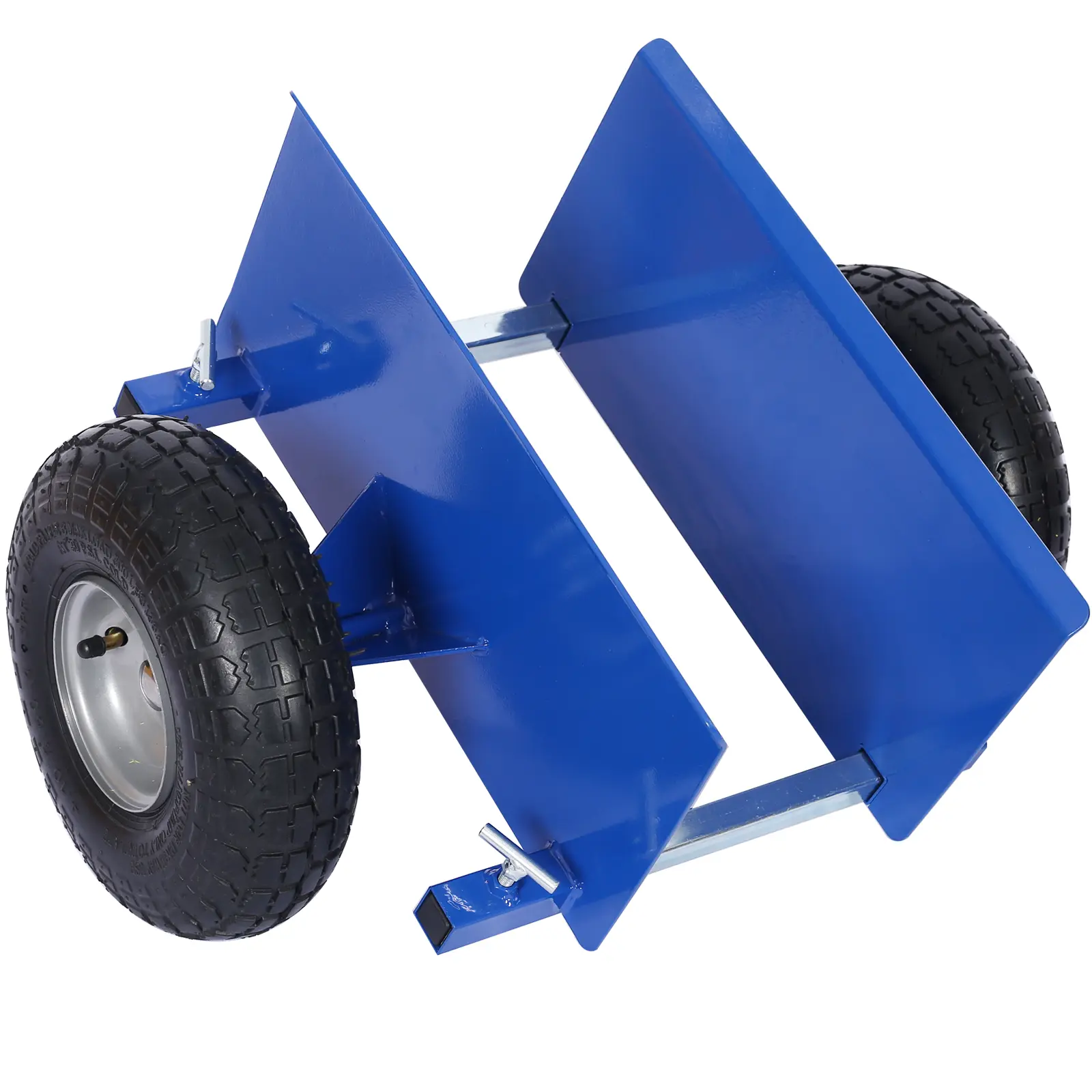 ARCH 600lb Panel Dolly with 10in Pneumatic Wheels, Heavy Duty Furniture Mover Dolly Cart, Blue Steel Frame Utility Dolly for Moving Boxes Appliances, 600 Pound Capacity Moving Dolly for Home Warehouse Office Use, Home Furniture and Household