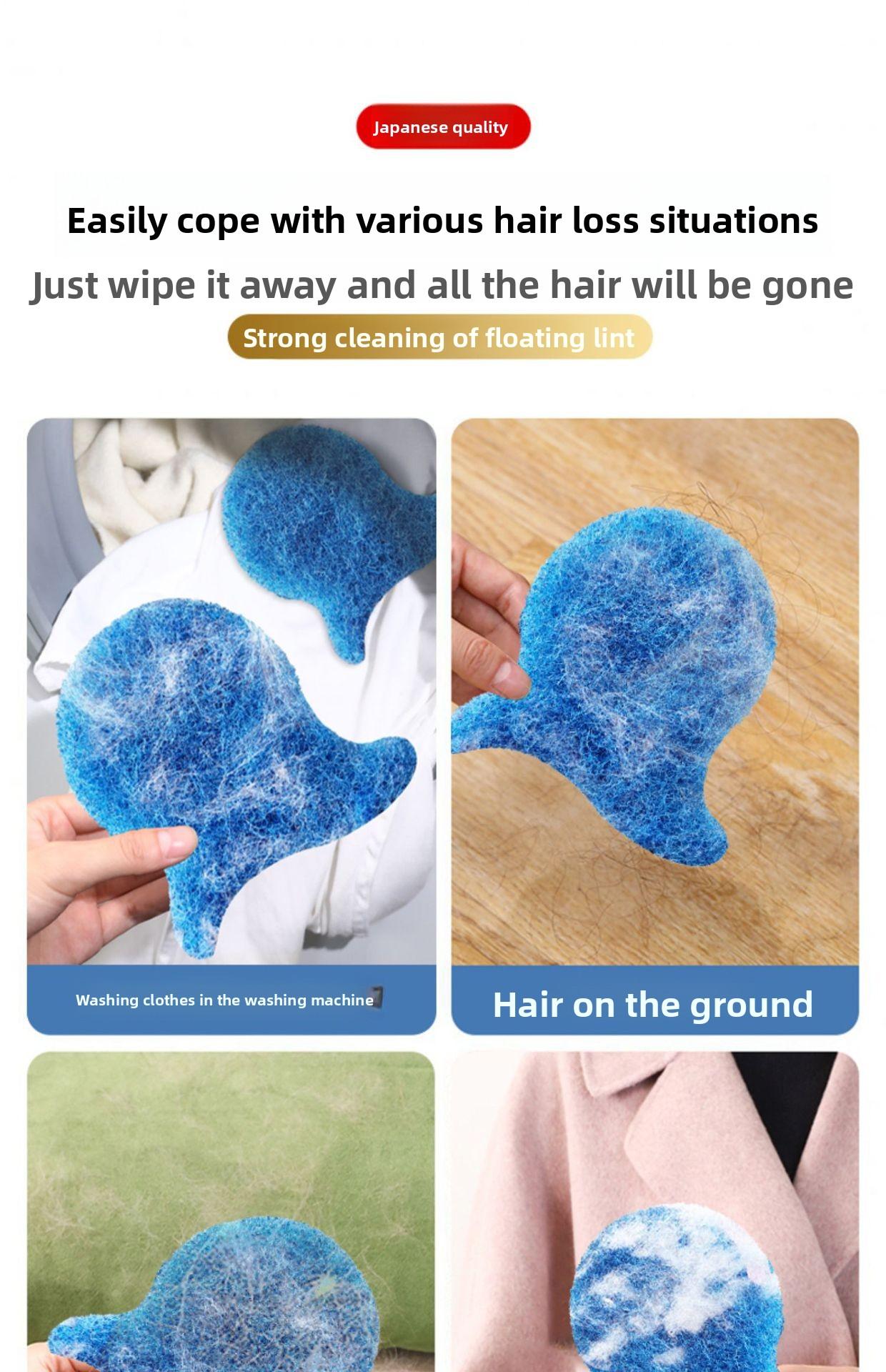 Lint remover for washing machines, anti-tangling laundry ball, magical stain-removing laundry ball, lint collector for washing machines