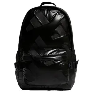 Adidas Zippered Polyester Training Backpack for Men and Women, Casual Unisex Style in Black