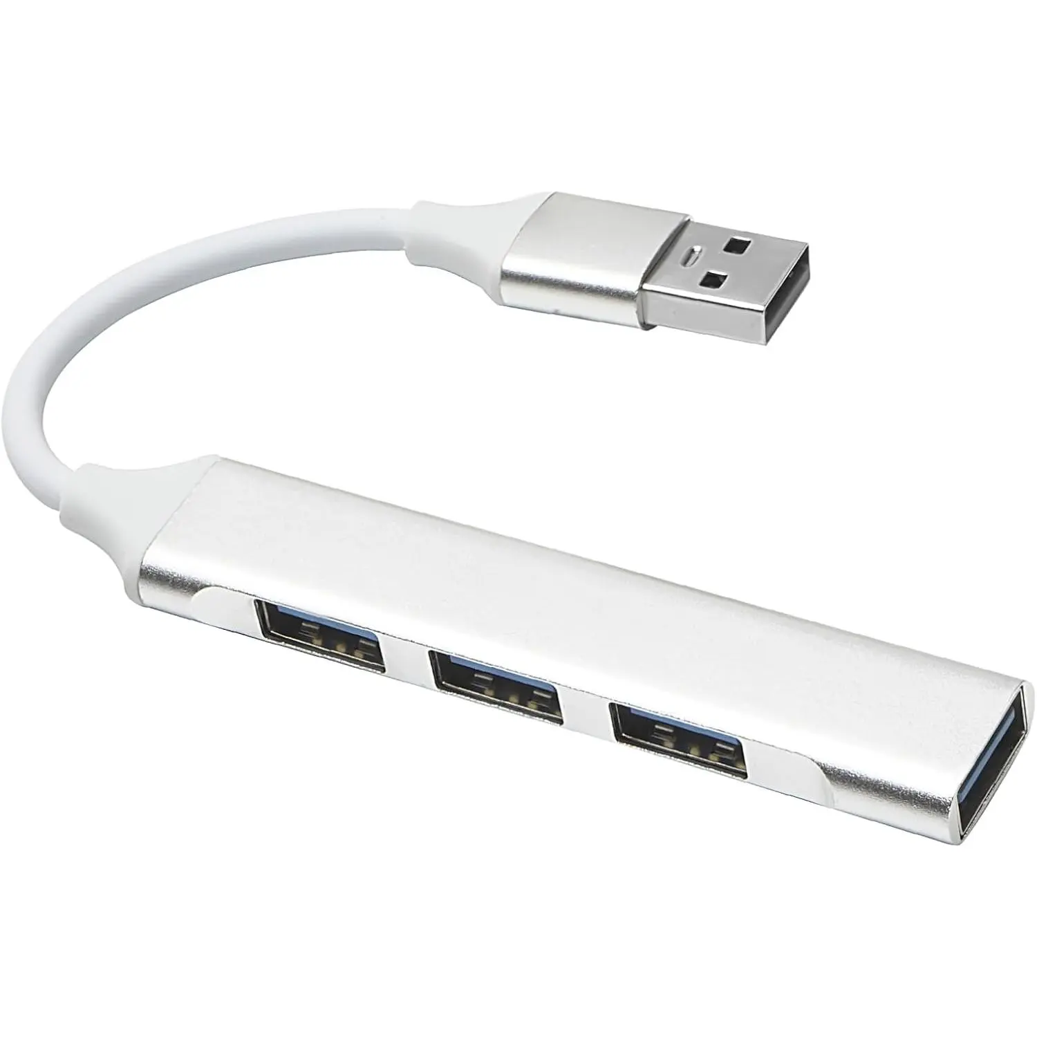 USB C to USB Hub Multiport Adapter, USB 3.0 Hub  4 Ports USBA Splitter for Laptop,for MacBook Pro/Air, iPad Pro, , Chromebook Keyboard, , HDD
