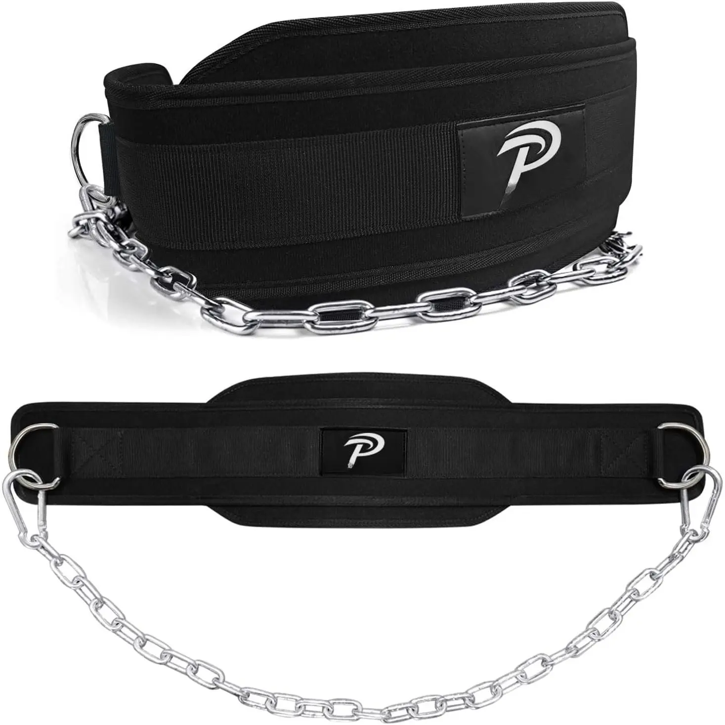 Dip Belt for Weight Lifting: Dip Belt with Heavy Duty Steel Chain for Weighted Dips, Pull Ups, Squats - Weighted Dip Belt for Strength  Gym