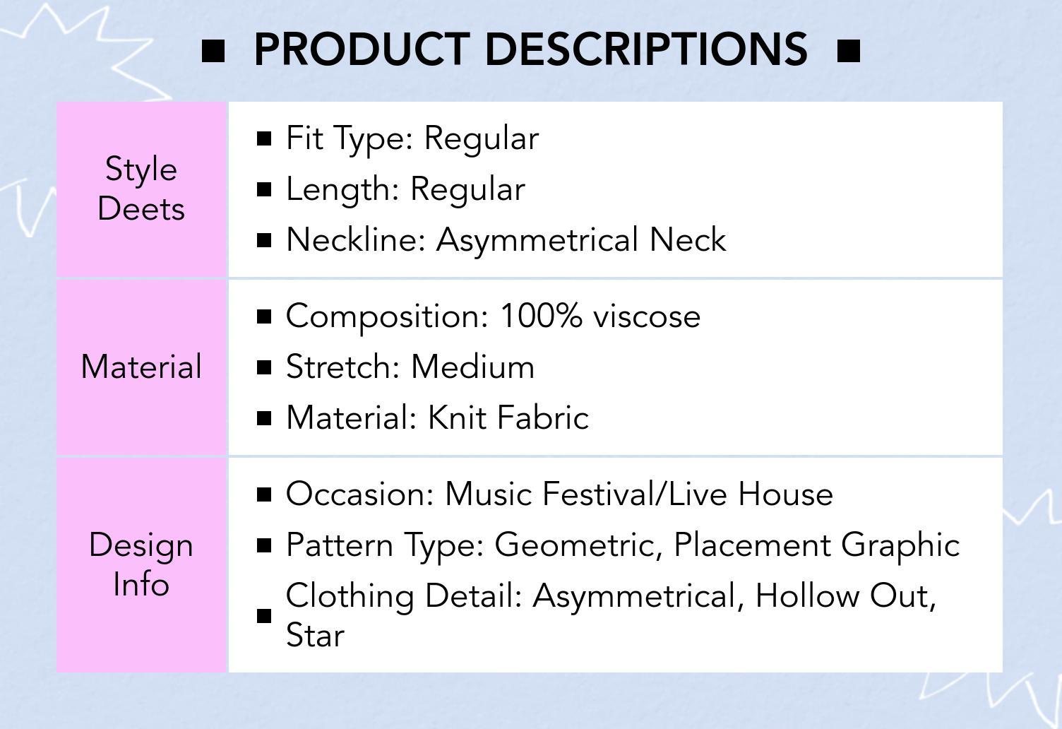 Cider [2 colors, size 2-10] Asymmetrical Neck Star Knitted Long Sleeve Top