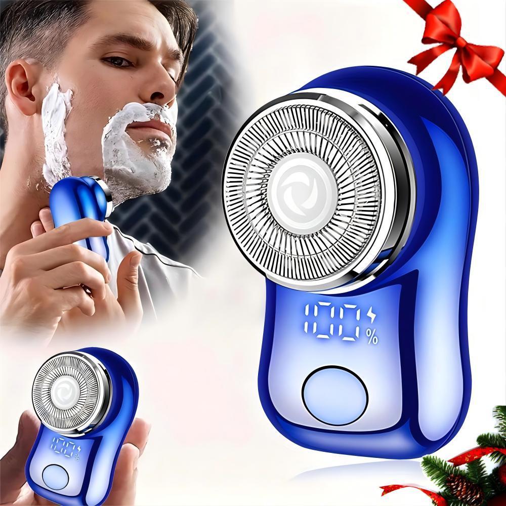 Portable Mini USB Rechargeable Shaver, Electric Beard Shaver for Men, Wet & Dry Cordless Waterproof Razor for Home, Office, Car and Business Travel