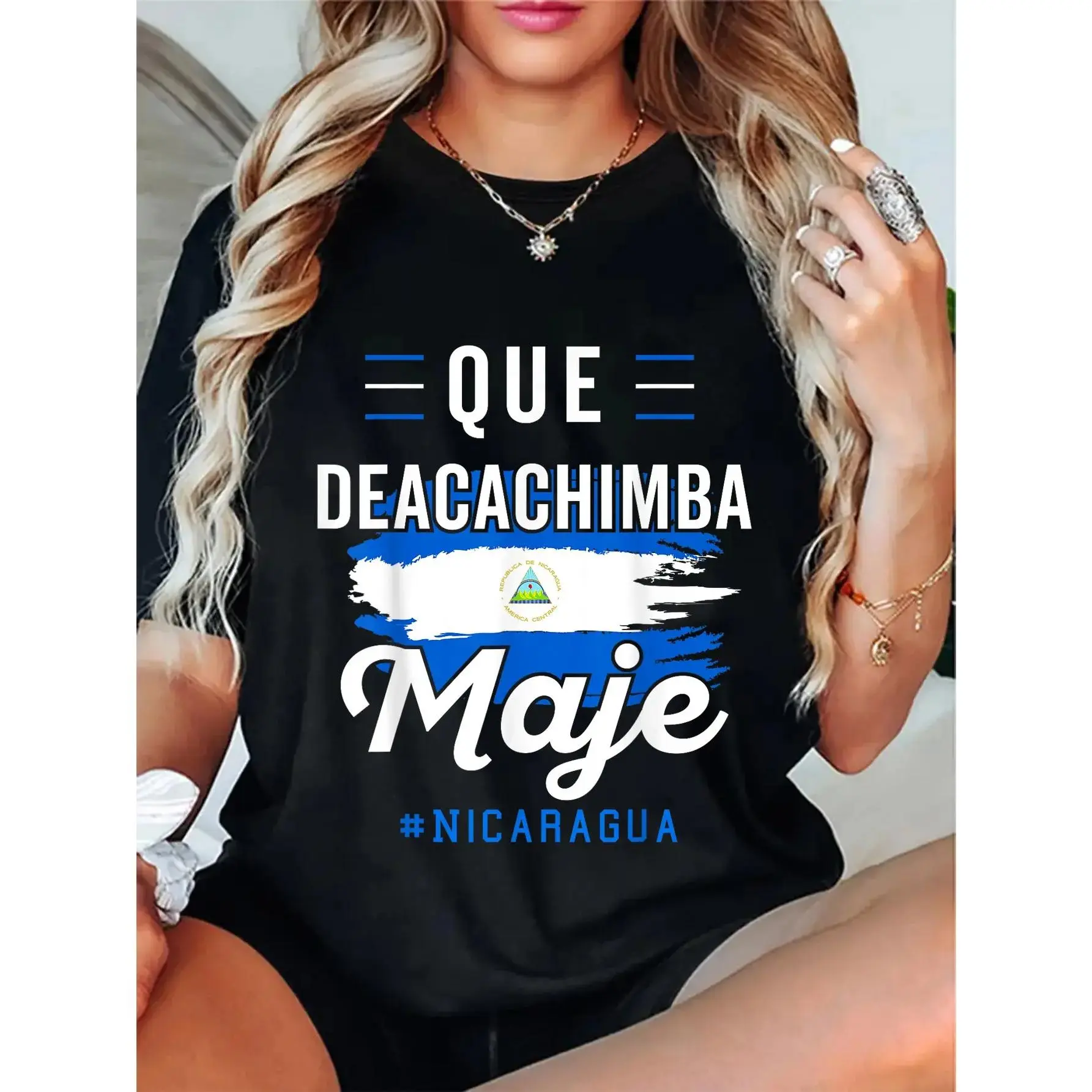 100% Cotton Nicaragua Flag T-Shirt Nicaraguan Nicoya Pinoleros Nica T-Shirt.......