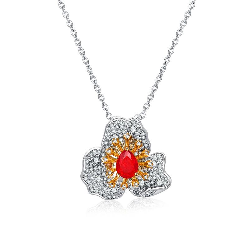 Ring pendant dual-purpose, inlaid with zircon, women's ring, exquisite foreign trade styles, jewelry, full stone models.