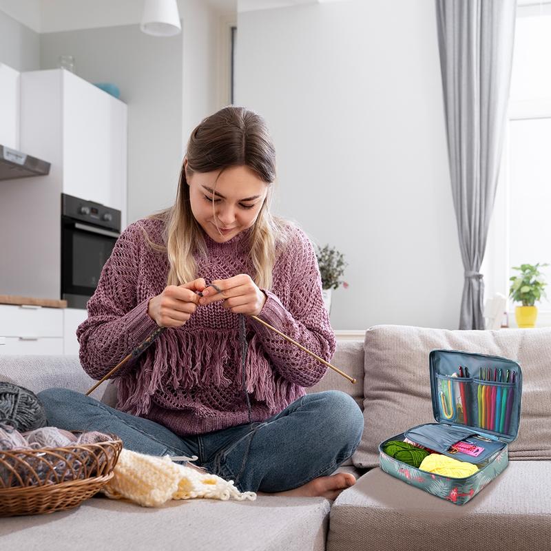 Crochet Kit for Beginner, Crochet Starter Kit with Accessories, Crochet Yarn Set, Crochet Hook Set, Crochet Supplies for Beginners