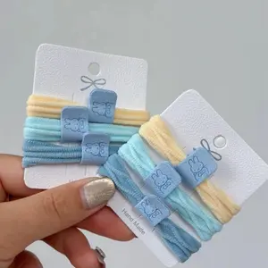 Kawaii Miffy Rabbit Hair Tie Cute Cartoon Couple Best Friend Sweet Forest-style Girl Hair Band Super Cute Instagram Hair Tie