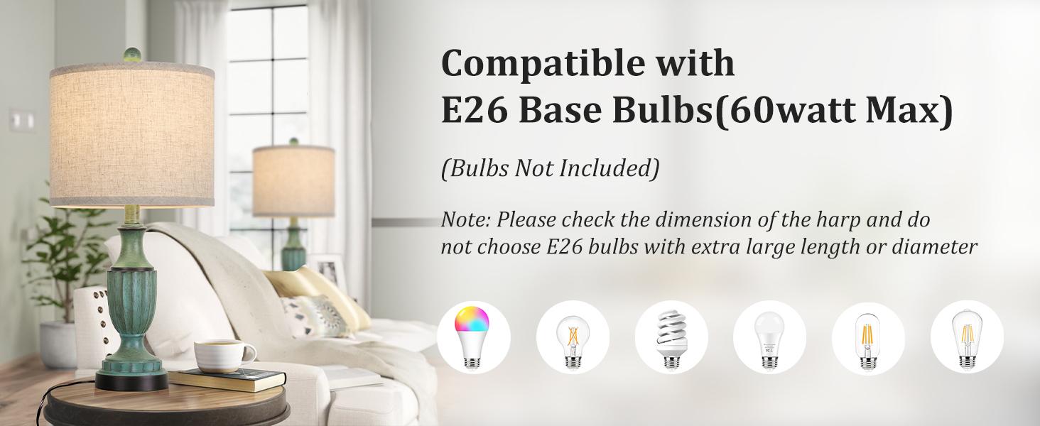 Farmhouse Living Room Table Lamps Set of 2, Green Rustic Vintage Table Lamps for Bedroom Nightstand, Antique Bedside Desk Lamps with Linen Shade, 22’’ Traditional Resin Lamp Sets for End Table Farmhouse Living Room Table Lamps Set of 2, Green Rustic Vintage Table Lamps for Bedroom Nightstand, Antique Bedside Desk Lamps with Linen Shade, 22’’ Traditional Resin Lamp Sets for End Table