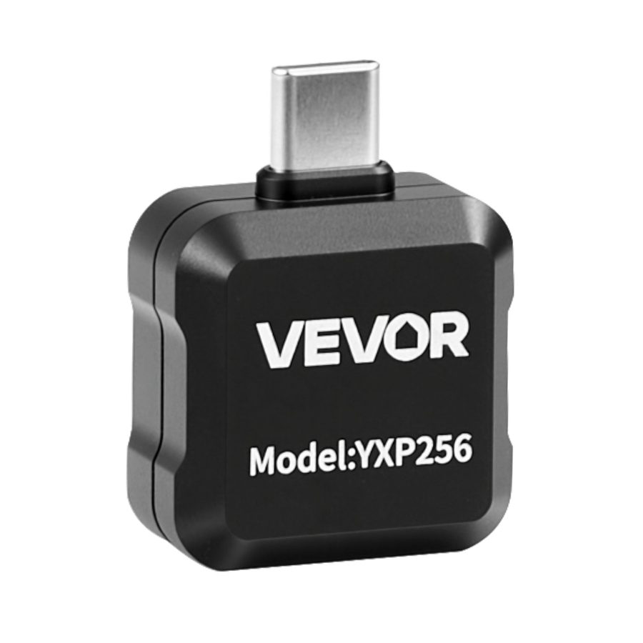 VEVOR Thermal Imaging Camera for Android, 512x 384 TISR Super Resolution, 25HZ Refresh Rate Infrared Thermal Imager for Smartphone Tablet, 256x 192 IR Resolution, -4F to 1022F 15 Color Palettes