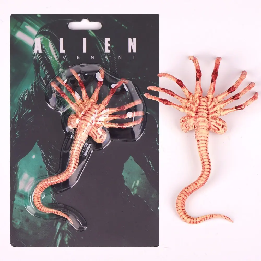 1pc Anime Figure Model, Iron Man Alien Covenant Larva Face Ripper Scene Prop, Desktop PC Case Decor, Halloween Gift, Party Gift