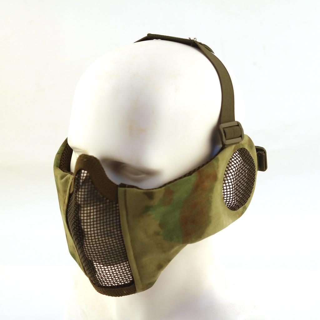 Iron mesh steel wire mask Outdoor field iron mesh mask, half-face steel wire mesh real CS protective mask