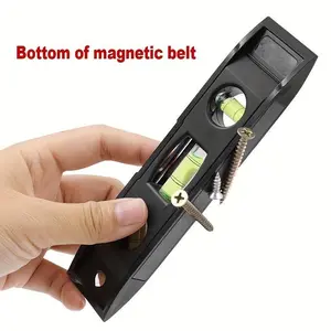 6 Magnetic Multi-angle Level - Versatile & Accurate Measuring Tool - Compact, Rugged & Easy-to-read Design for Seamless Home Appliance Installation and DIY Projects