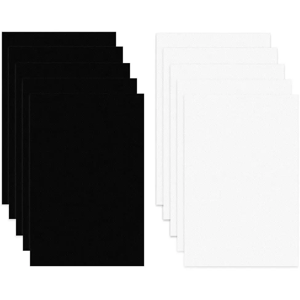 10-Pack Customizable 0.5mm Fursuit Eyes PVC Mesh Sheets - Printable Blank Plastic Sheets for Mask & Fursuit Props Sculpting, 11.8in x 7.87in (Home & Festive Party Mask Accessories)