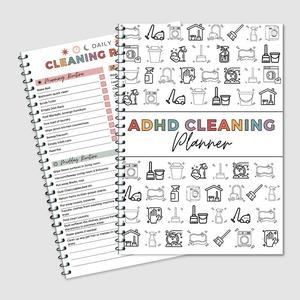 household daily cleaning schedule planner, 1 count cleaning checklist schedule notebook, cleaning planner notebook, office stationery & supplies