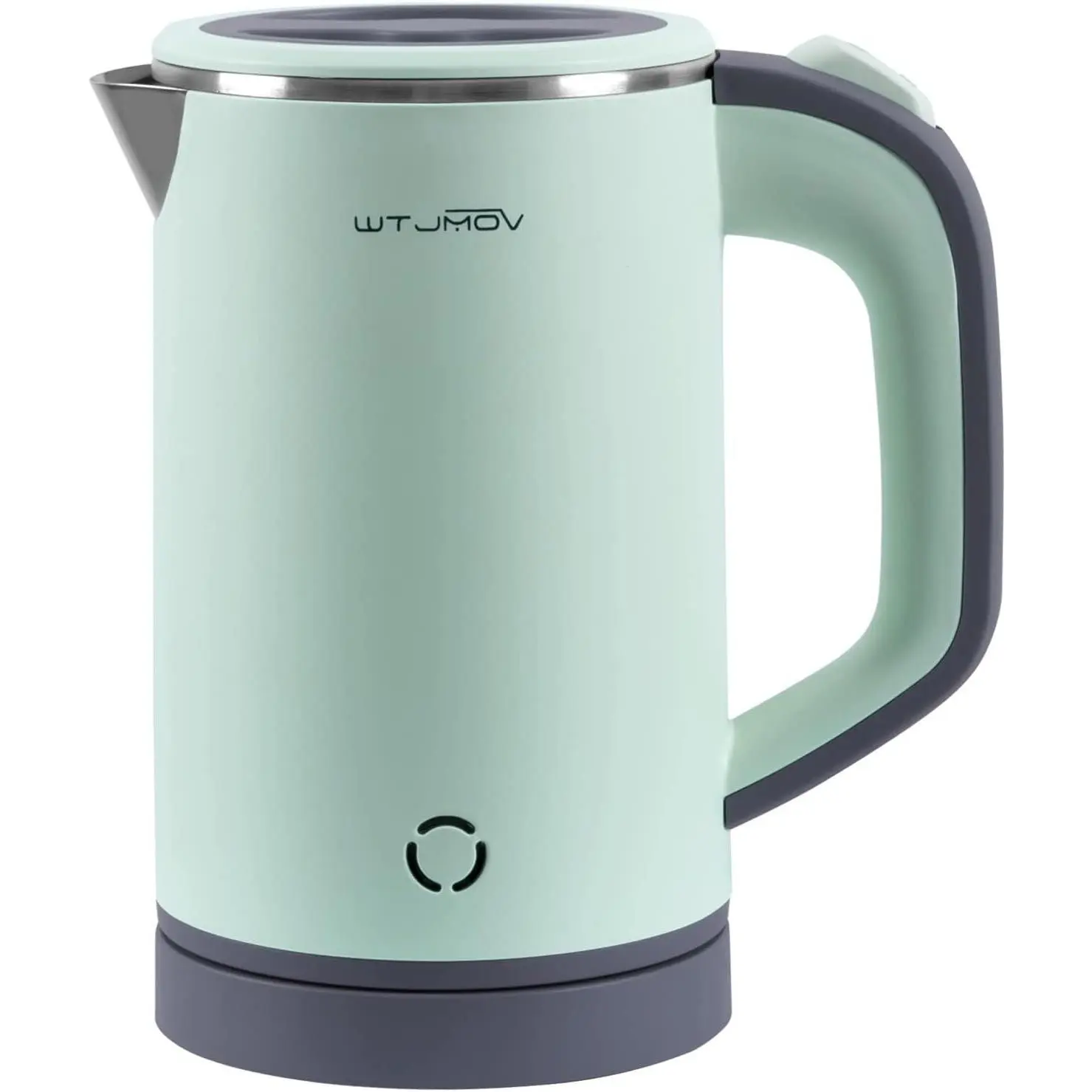 Stainless Steel Electric Kettle 0.8L Portable Auto Shut-Off Low Power Hot Water Kettle for Camping Travel Office and MoreGift