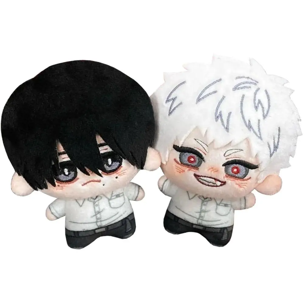 10cm Japanese Anime Indou Hikaru & Yoshiki Tsujinaka Kawaii Stuffed Animal Keychain, Cotton Pendant, Soft Cuddly Gift for Birthdays & Christmas
