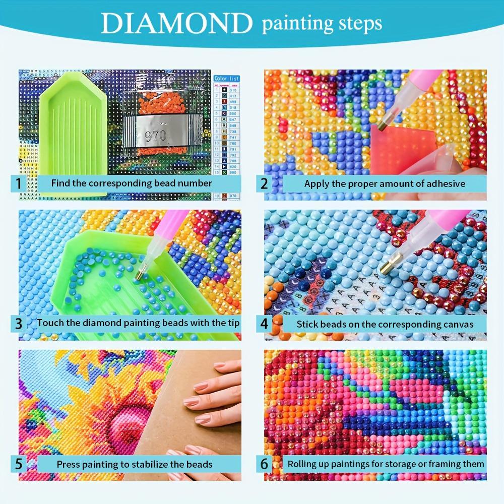 Starry Night Pattern DIY Diamond Arts Colorful Painting Kit without Frame, 1 Set DIY 5D Diamond Arts Colorful Painting Kit, Handmade Home Decor, Handcraft, Handicraft