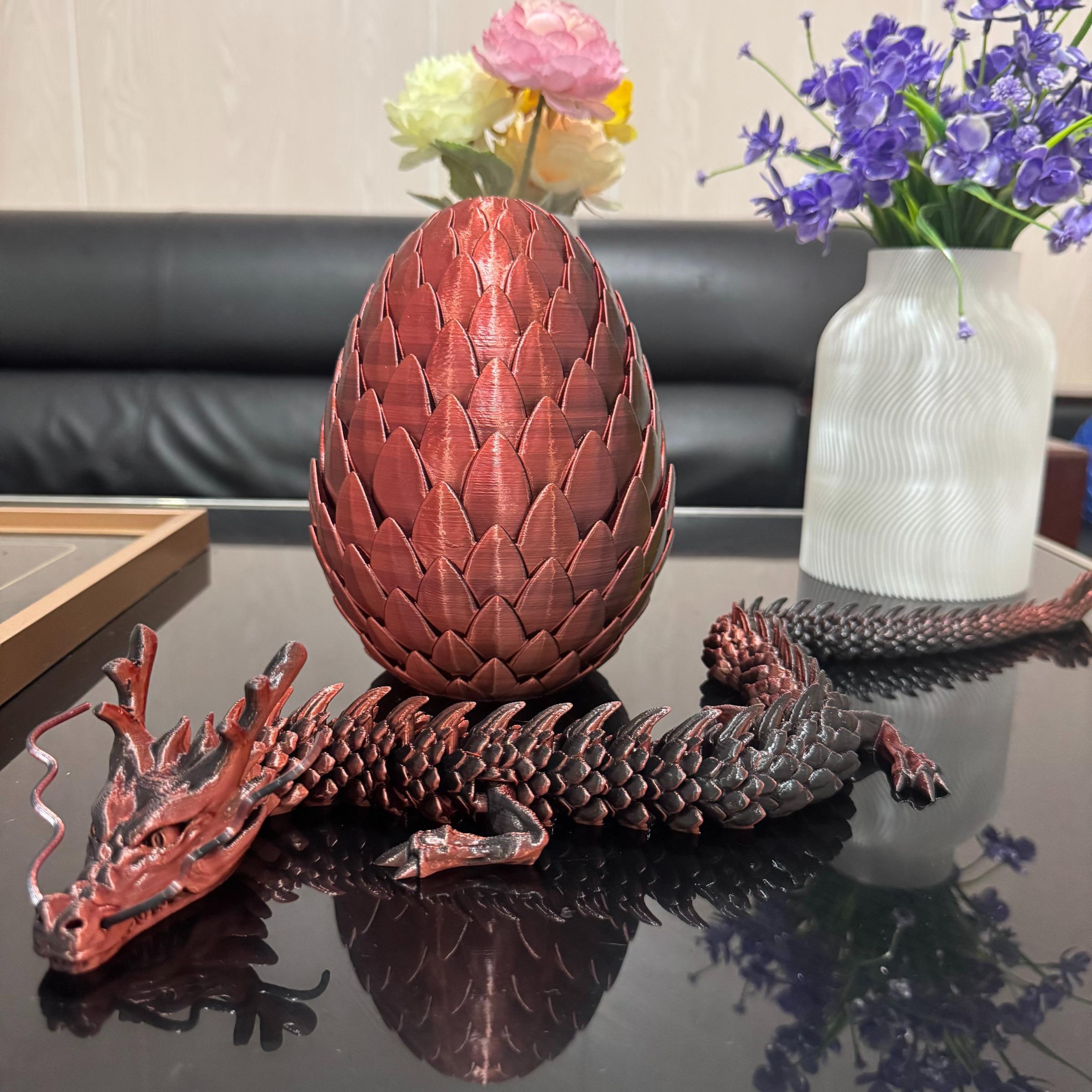 Large Lotus Dragon Egg Set, 60cm Dragon + 18cm Egg, 30cm Dragon + 9cm Egg, Two Size Options, Home Decor, Festival Party Decoration, Gift Idea