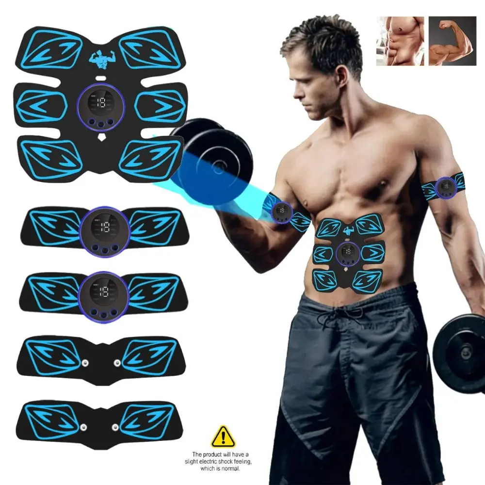 Abs Stimulator Abdominal Machine, Smart Gym System Ab Trainer, Core Trainer Multi-Part Massage, Home Office Exercise Equipment