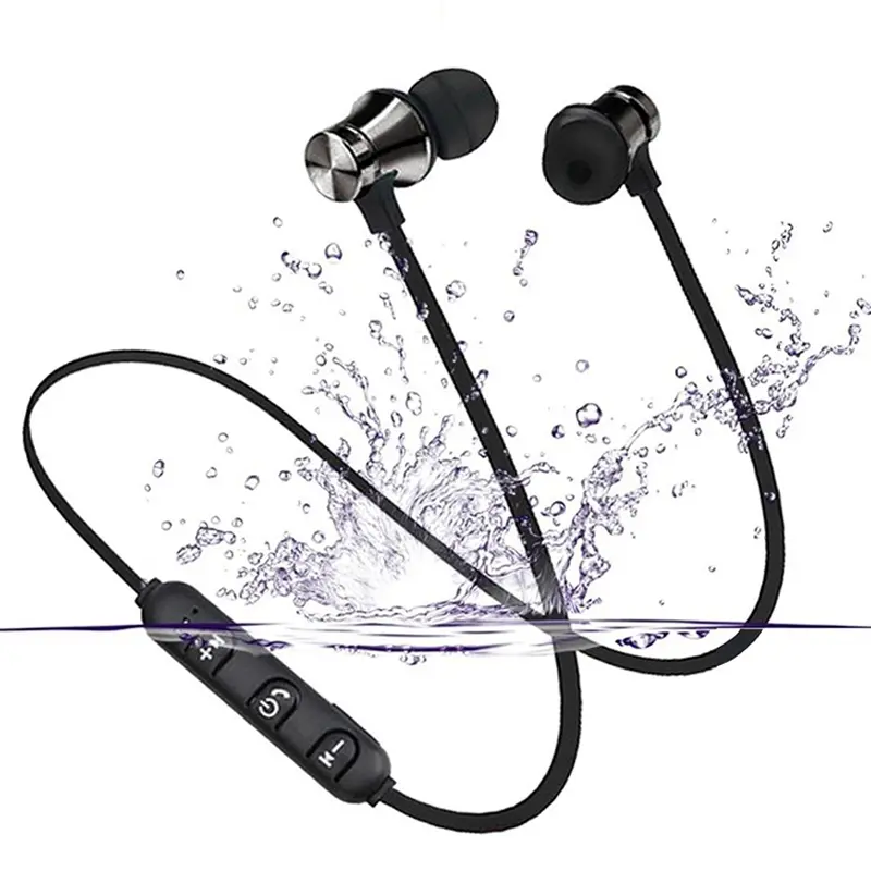 Bluetooth 4.2 Wireless Earphone Sports Headset Waterproof Earbuds Neckband Magnetic Headphone With Mic For Samrtphones