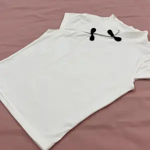 Women's Casual Chinese Style Top White Embellished Frog Button Detail Slim Fit Short Sleeve Qipao Blouse 2026