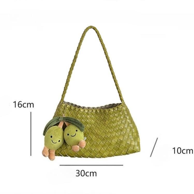 MLS6253 Hand-woven Underarm Bags for Women 2025 New Retro Portable Shoulder Bags Big and Small Bags