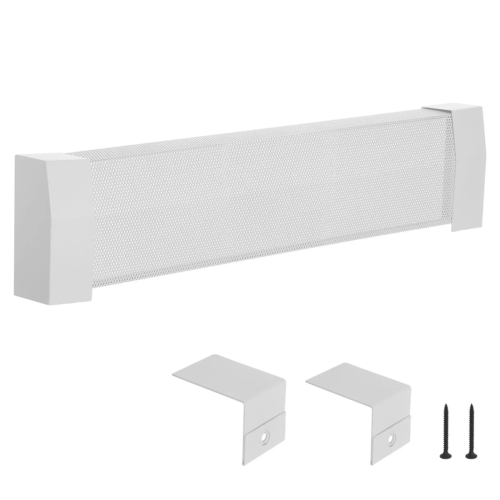 【DealsForYouDays】【DealsForYouDays】 VEVOR Baseboard Heater Covers, Premium Series 3 ft Standard Electric Heating Unit Front Cover for Home Improvement, Heavy-duty Steel, Easy Installation for Bedroom Replacing Old Cover, Whitedealsforyoudays