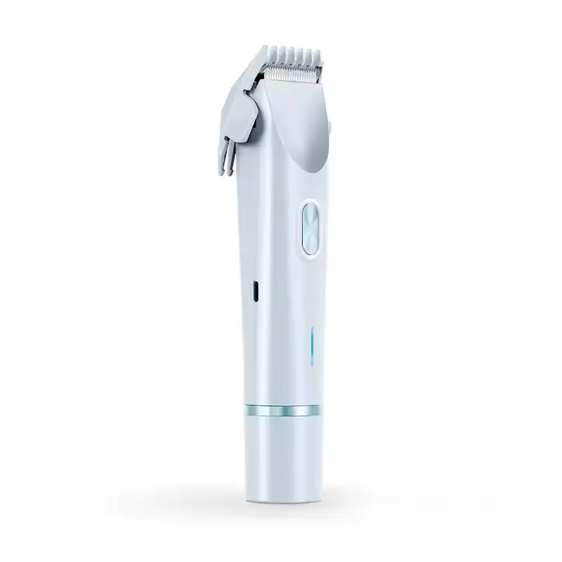 2-In-1 Pain-Free Electric Facial Razor and Nose Hair Trimmer, Rechargeable Women's Depilatory Tool, for Face, Nose, Ears, Pubic Hair, Lips, Chin Care