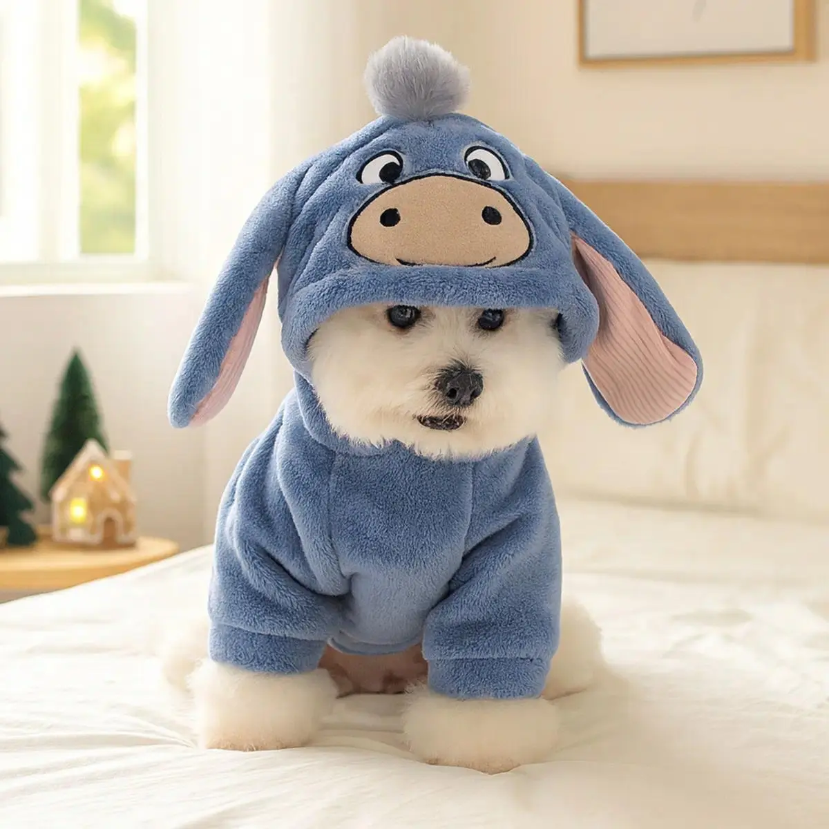 PETCIRCLE pet dog clothes autumn and winter velvet warm dog cat cute transformation collection, Velvet Fabric