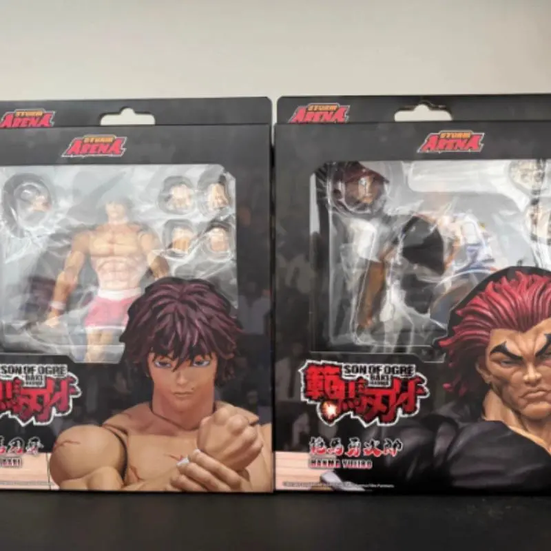 Original Storm Toys ARENA 1/12 BHSA01 Hanma Baki Double Head Mini Soldier Figurine In Stock Anime Collection Figures Model Toys