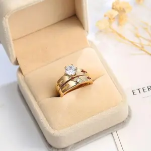 Gold Plated Cross Ring for Women & Men, Cubic Zirconia Faith Ring, Minimalist Dainty Christian Jewelry, Sparkly Adjustable Statement Ring, Trendy Everyday Fashion Accessory for Daily Wear, Anniversary & Gift summerwins