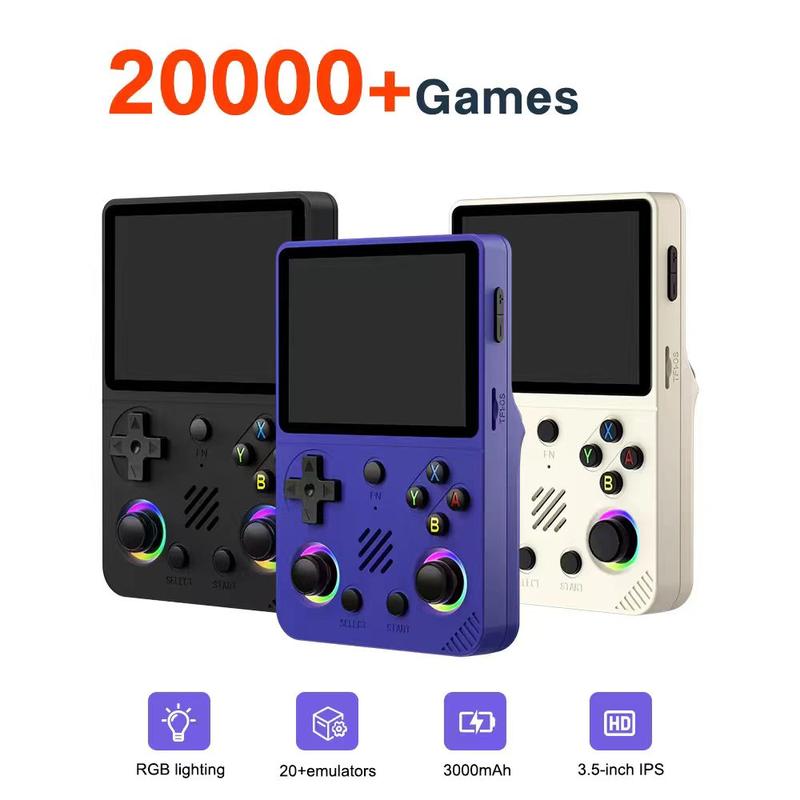 RG36 Retro Handheld Game Console, Portable Gaming Device with 3.5 Inch ...
