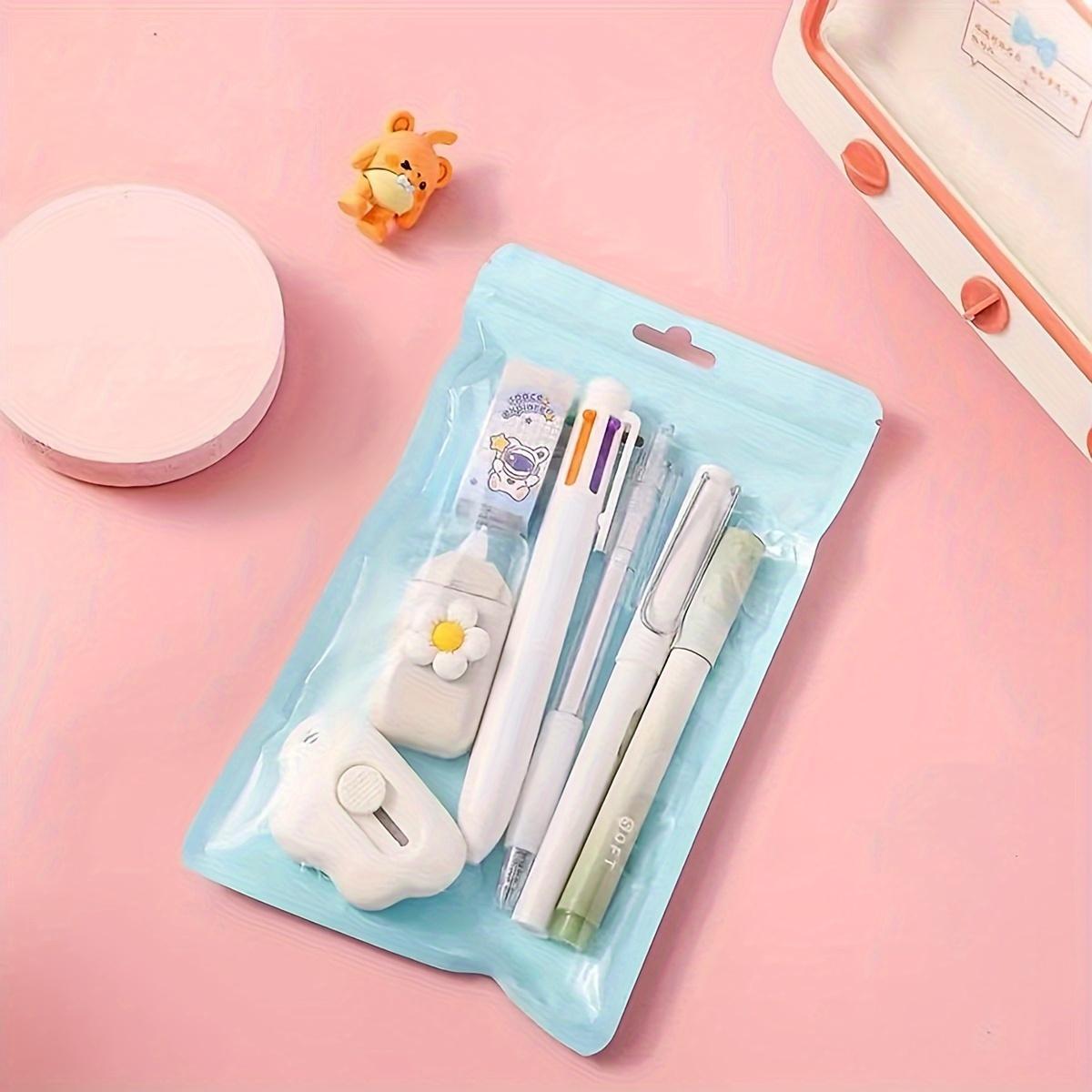 Cute Stationery Set, 1/4 Sets Writing Essentials Set, Pen Set, School Supplies Gift for Student & Stationery Supplies for Home School Office