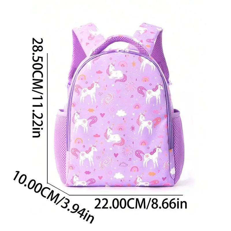 Feihong Cross-border Children's Backpack Primary School Student Rainbow School Bag Children's Backpack Travel Lightweight Casual