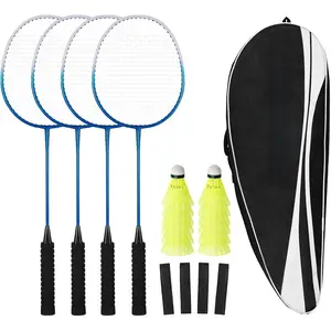 Badminton racket set, badminton kit, suitable for adult family beginners' outdoor games