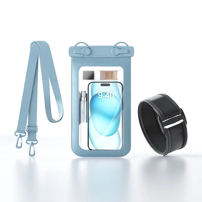 Gray-blue (double hook with arm strap)