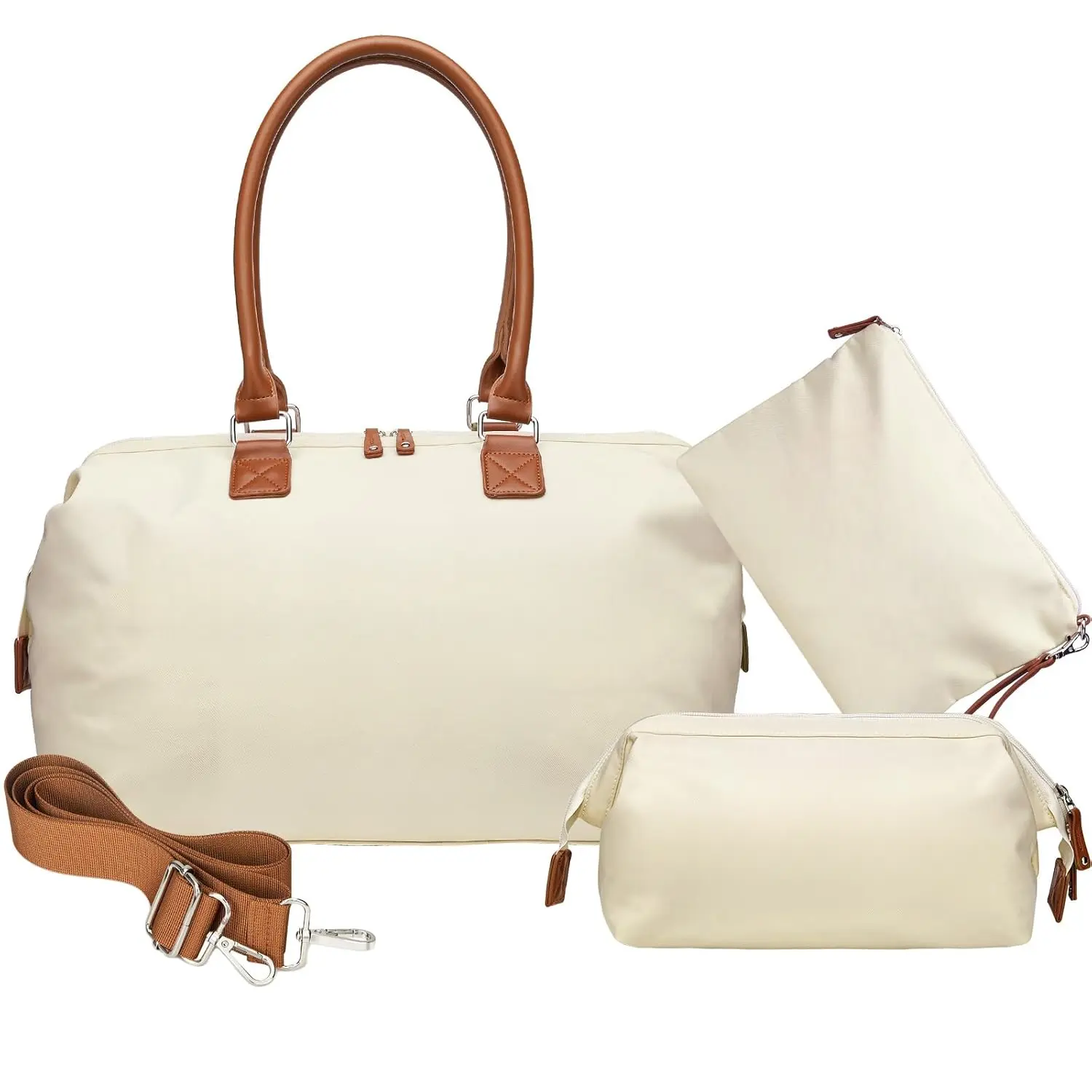 Diaper Bag Tote, Mom's Bag  Hospital, Large Capacity Waterproof Baby Mom Travel, Hospital Tote  Labor and Delivery with Baby Necessities, Creamy White