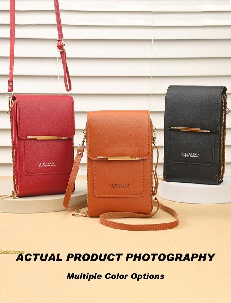 2026 Trendy & Minimalist: Elegant Women's Touchscreen Crossbody Phone Wallet — Multi-Card Slots & Coin Pocket Design | Adjustable Strap, Water-Resistant | A Must-Have for Shopping & Travel — Multiple Colors Available (Mother's Day Special)